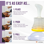 LifeVac Yellow Travel Kit - Portable Suction Rescue Device, First Aid Kit for Kids and Adults, Portable Airway Suction Device for Children and Adults