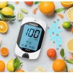 Metene TD-4116 Blood Glucose Monitor Kits, Blood Sugar Testing Kit, HSA/FSA 100 Test Strips + 100 Lancets + 1 Lancing Device + Control Solution, Large Display, Diabetes Testing for Home & Personal Use